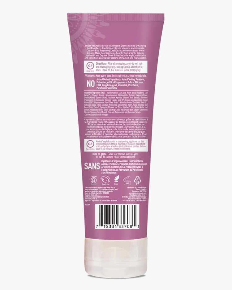 Desert Essence Red Raspberry Conditioner For Shine Enhancing 8 oz Liquid