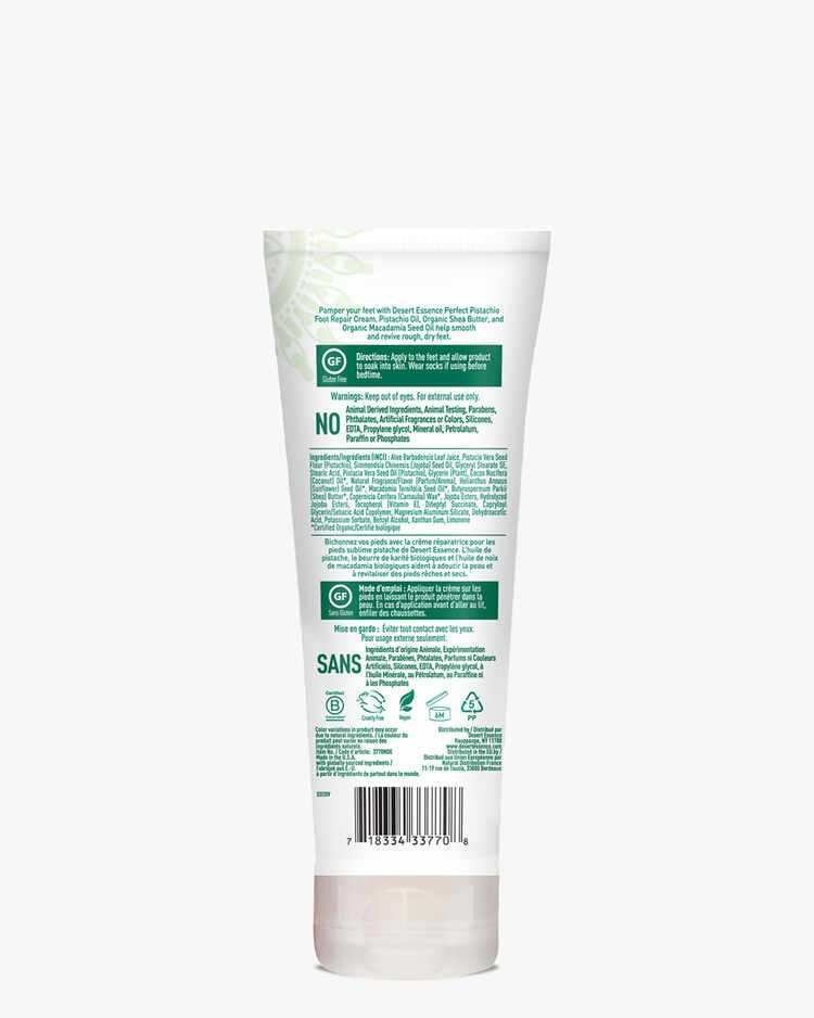 Desert Essence Pistachio Foot Repair Cream 3.5 oz Cream