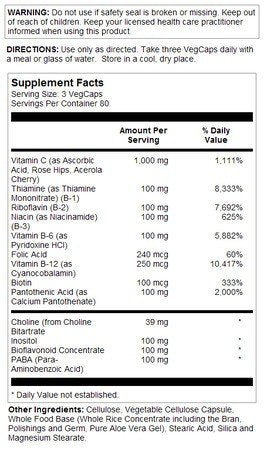 Solaray Timed Release Mega B-Stress 240 VegCaps