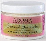 Abra Therapeutics Sensual Surrender Body Scrub-Jasmine & Ginger 10 oz Jar/Scrub