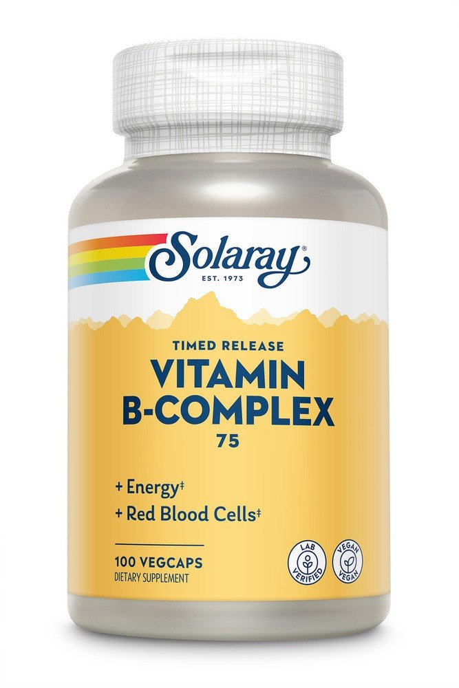 Solaray B-Complex 75 Time Release 100 Capsule