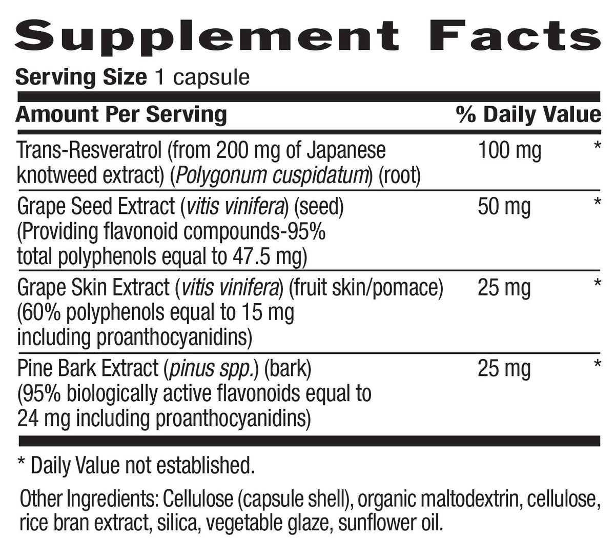 Country Life Resveratrol Plus 100mg 60 VegCap