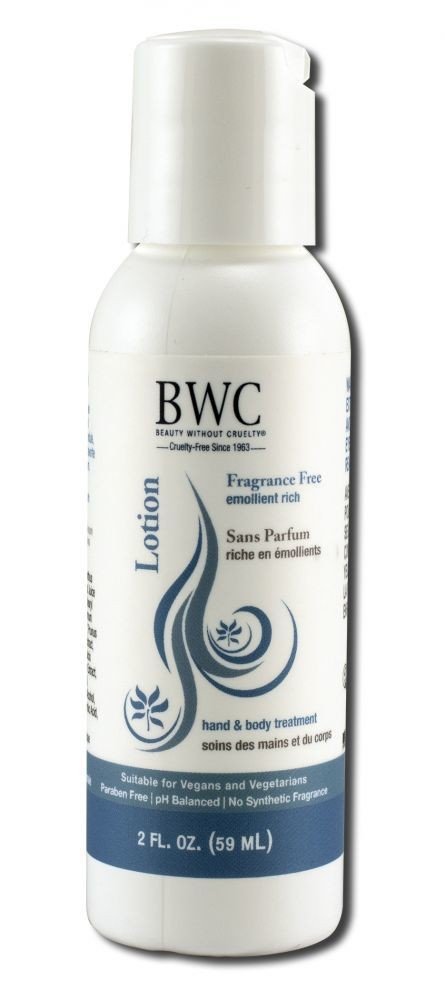 Beauty Without Cruelty Hand & Body Lotion Fragrance Free 2 oz Liquid