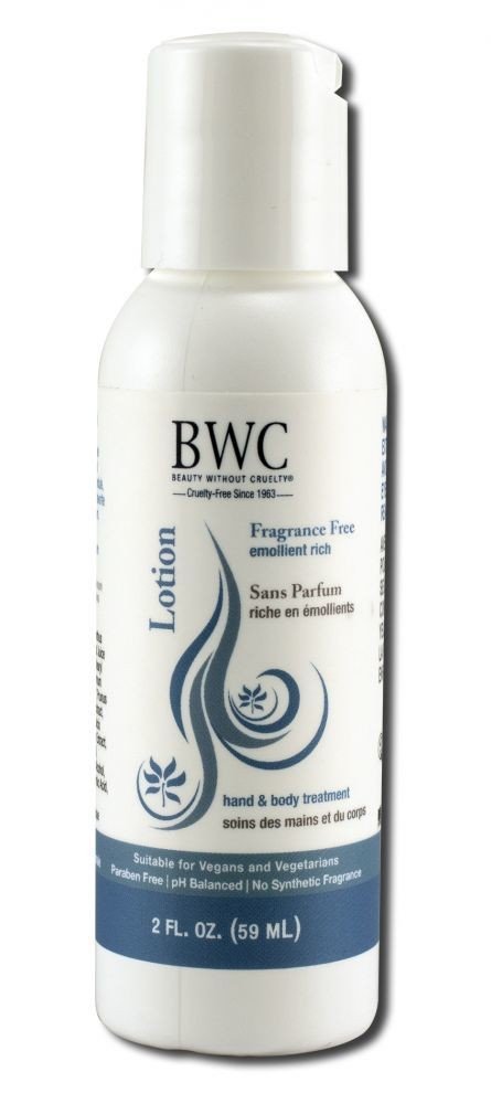 Beauty Without Cruelty Hand &amp; Body Lotion Fragrance Free 2 oz Liquid