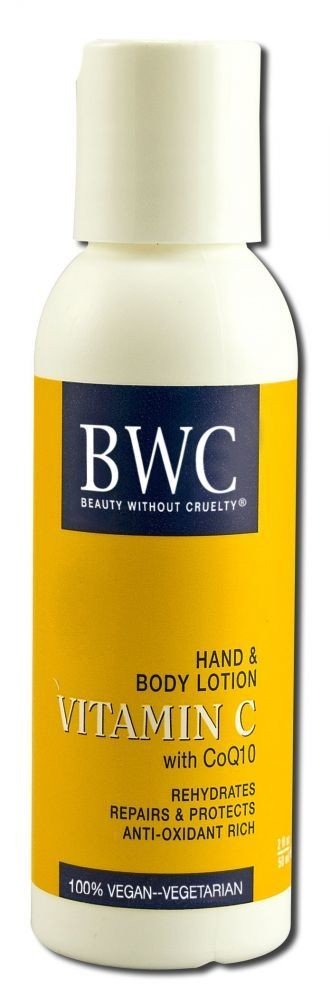 Beauty Without Cruelty Organic Vitamin C w/CoQ10 Hand & Body Lotion 2 oz Liquid