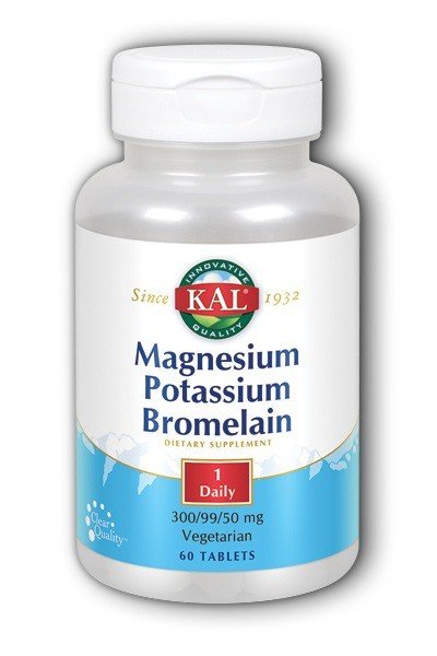 Kal Magnesium Potassium Bromelain 60 Tablet