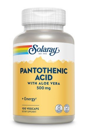 Solaray Pantothenic Acid 500mg 100 VegCaps
