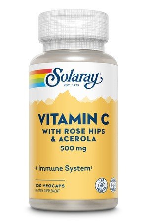 Solaray Buffered Vitamin C 500mg 100 Capsule