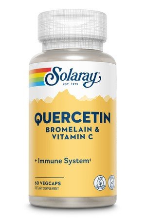 Solaray QBC Plex Quercetin, Bromelain, 60 Capsule