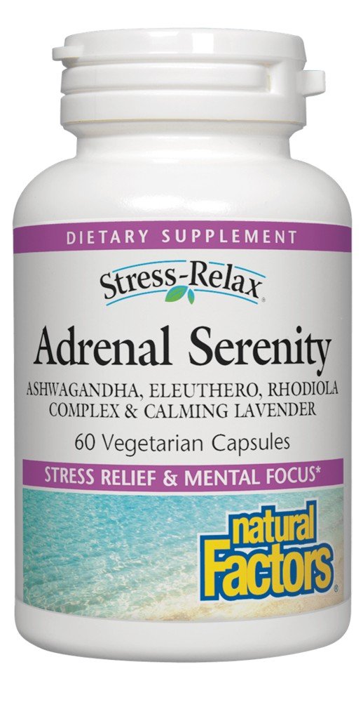 Natural Factors Stress-Relax Adrenal Serenity 60 VegCap