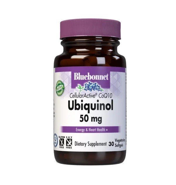 Bluebonnet Cellular Active CoQ10 Ubiquinol 50 mg 30 Softgel