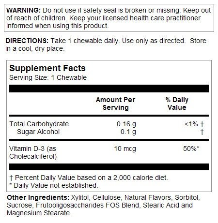 Kal Vitamin D-Rex 90 Chewable