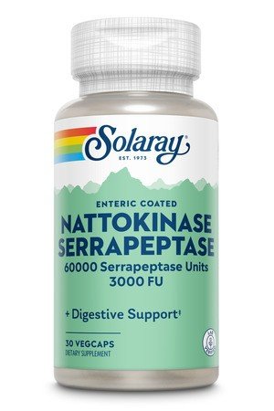 Solaray Nattokinase & Serrapeptase 30 VegCap