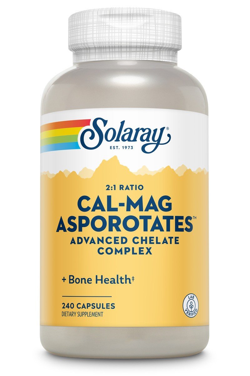 Solaray Calcium and Magnesium Asporotate 240 Capsule