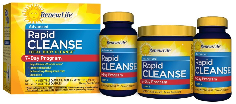 Renew Life Total Body Rapid Cleanse 7- Day (3-part kit) 1 Kit