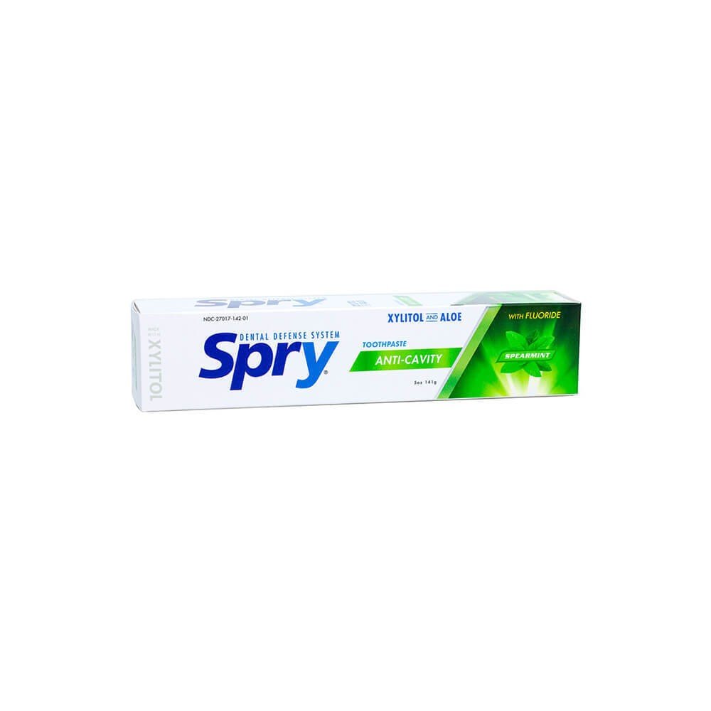 Xlear Spry Toothpaste Anti-Cavity Spearmint Xylitol 4 oz Tube
