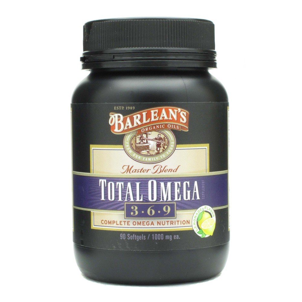 Barlean&#39;s Total Omega 3-6-9 90 Softgels
