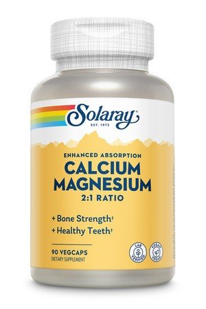 Solaray Calcium and Magnesium 90 Capsule