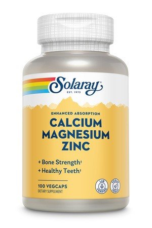 Solaray Calcium, Magnesium, Zinc 100 VegCaps