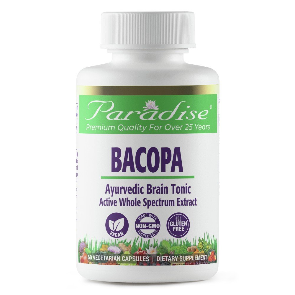 Paradise Herbs Bacopa 250 mg 60 VegCap