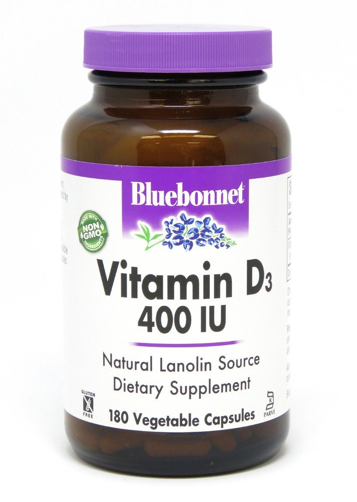 Bluebonnet Vitamin D3 400 IU 180 VegCap