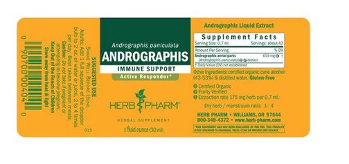 Herb Pharm Andographis Extract 1 oz Liquid