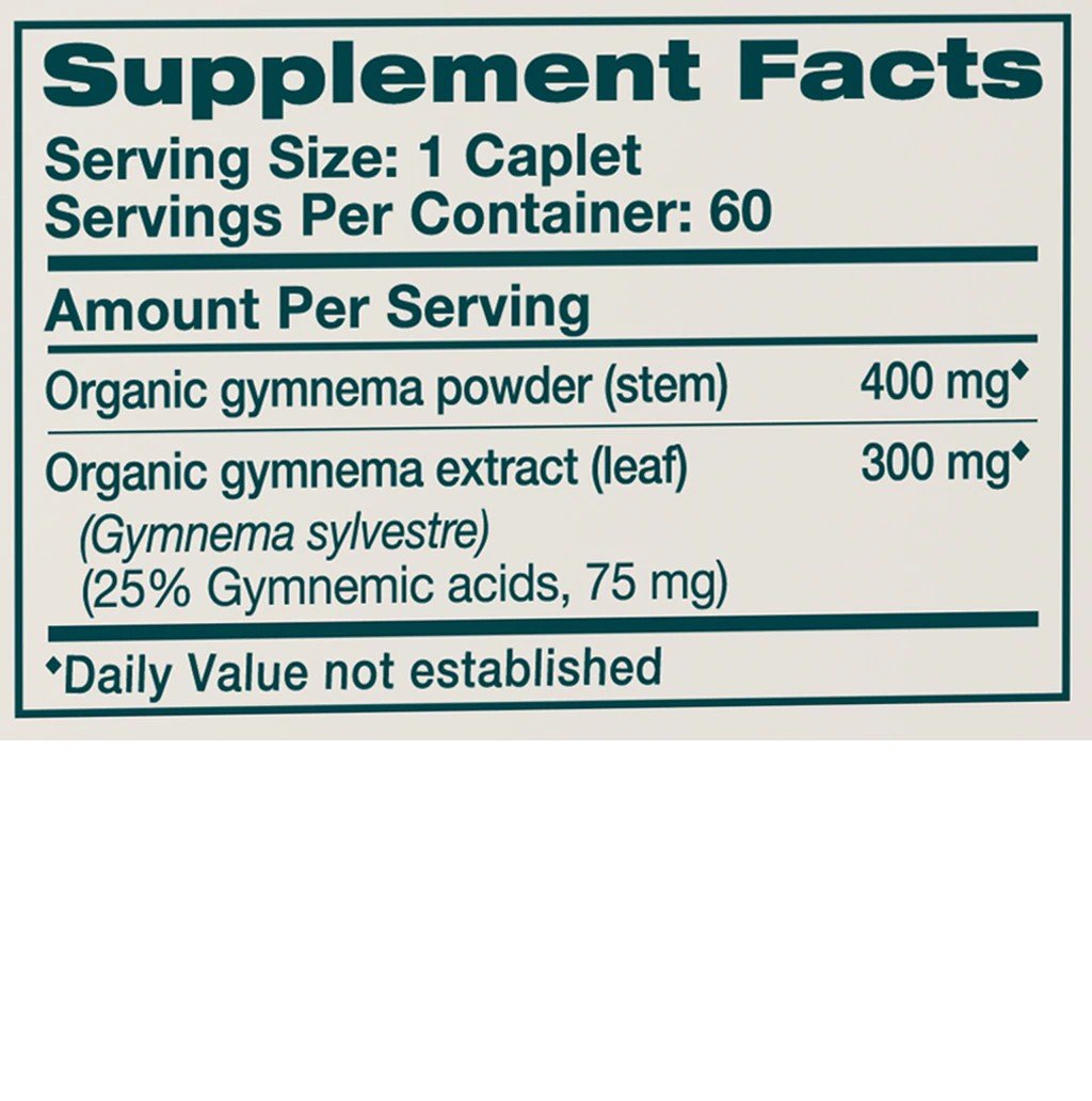 Himalaya Herbals Organic Gymnema 60 Caplets