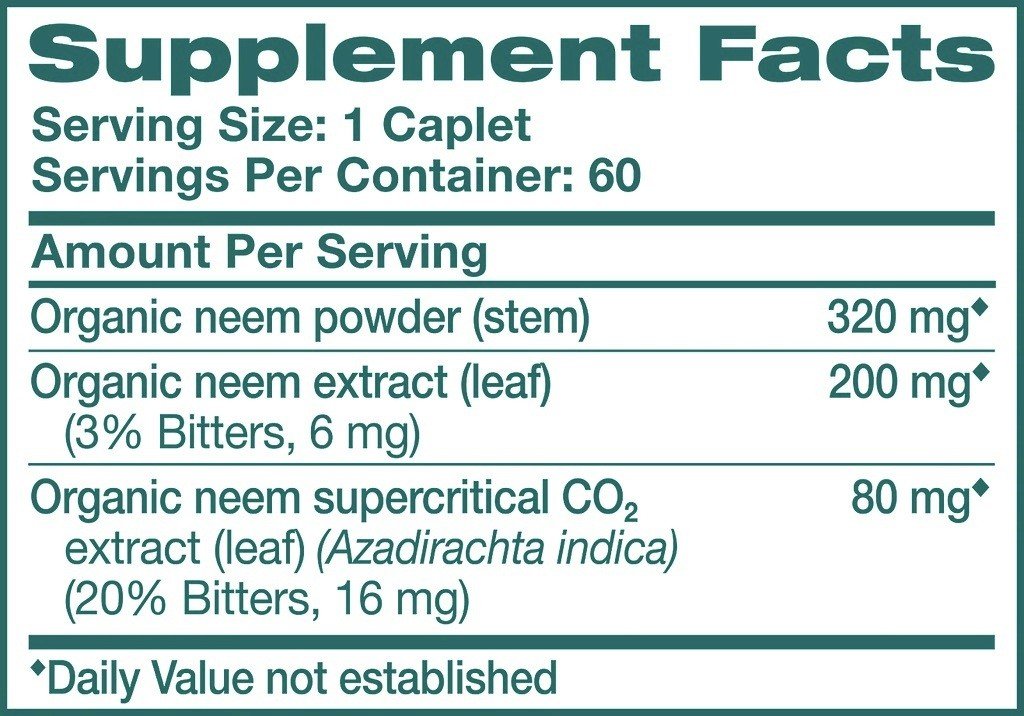 Himalaya Herbals Neem - Systemic Purifier 60 VegCap