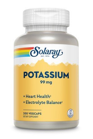Solaray Potassium 99mg 200 Capsule