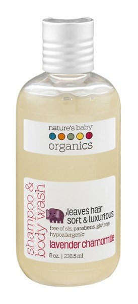 Natures Baby Organics Shampoo & Body Wash - Lavender/Chamomile 8 oz Liquid