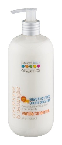 Natures Baby Organics Conditioner & Detangler - Vanilla Tangerine 16 oz Liquid