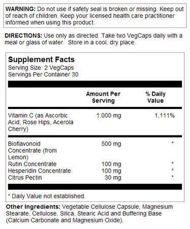 Solaray Super Bio C 60 VegCap