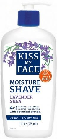 Kiss My Face Lavender &amp; Shea Shaving Cream 4-in-1 11 oz Cream