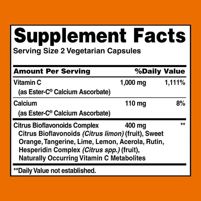 American Health Products Ester-C 500 mg with Citrus Bioflavonoids 60 VegCap