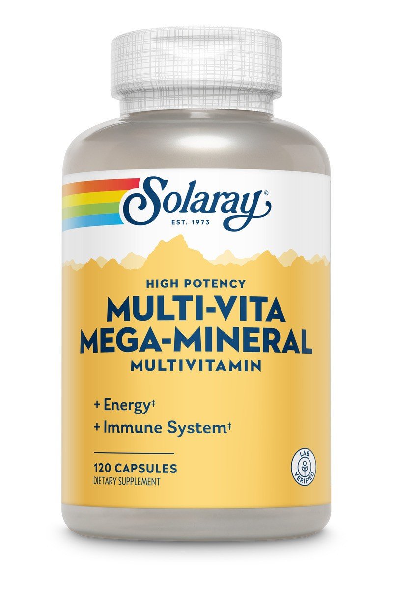 Solaray Multi-Vita Mega-Mineral Multi-Vitamin 120 Capsule