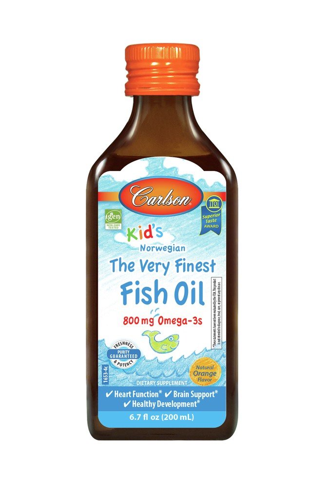 Carlson Laboratories Kid's Very Finest Fish Oil Orange 200ml Liquid