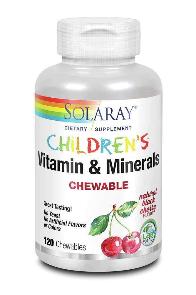 Solaray Children's Chewable Vitamins & Minerals 120 Chewable