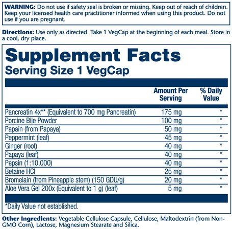 Solaray Super Digestaway 180 Capsule