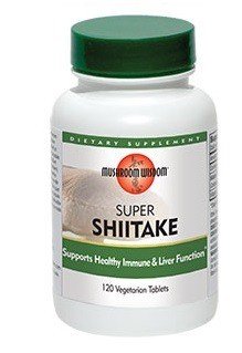 Mushroom Wisdom (Formerly Maitake Products) Mushroom Wisdom Super Shiitake 120 VegetarianTablet