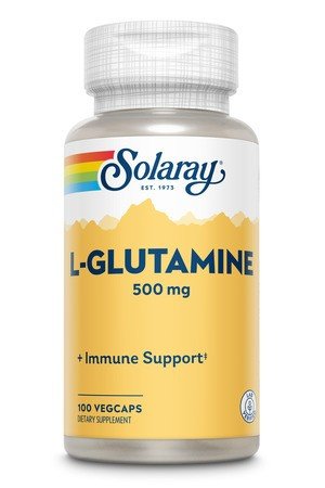 Solaray L-Glutamine 500mg 100 VegCaps