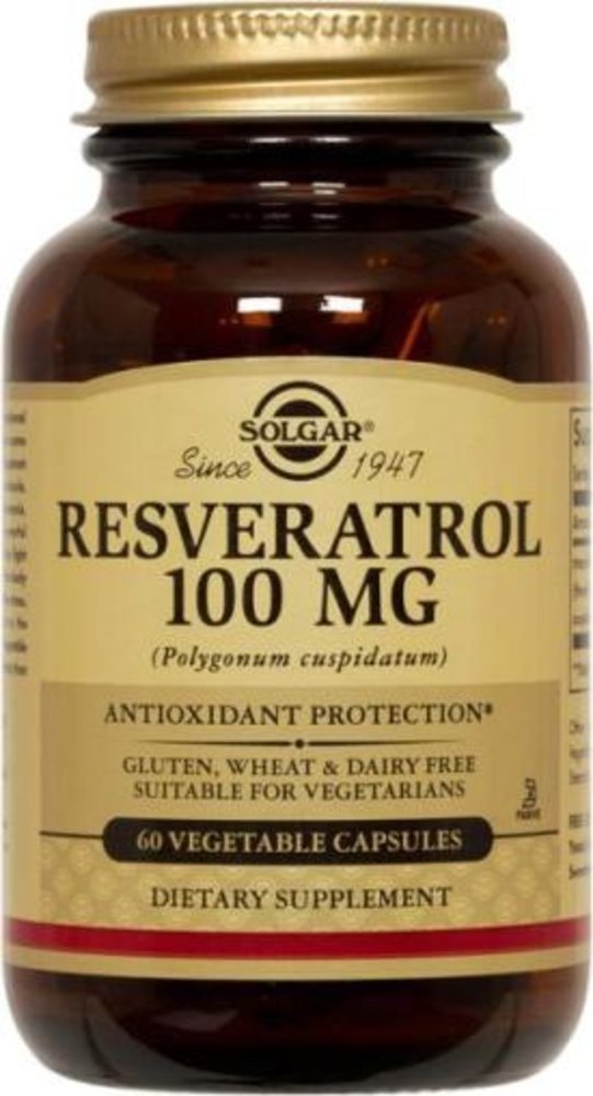 Solgar Resveratrol 100mg 60 VegCap