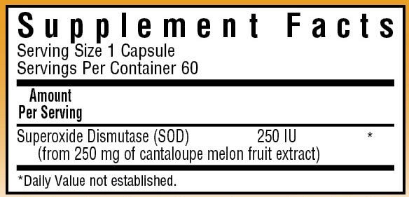 Bluebonnet Super Fruit Extra-Strength Cantaloupe Melon Fruit Extract 60 VegCap