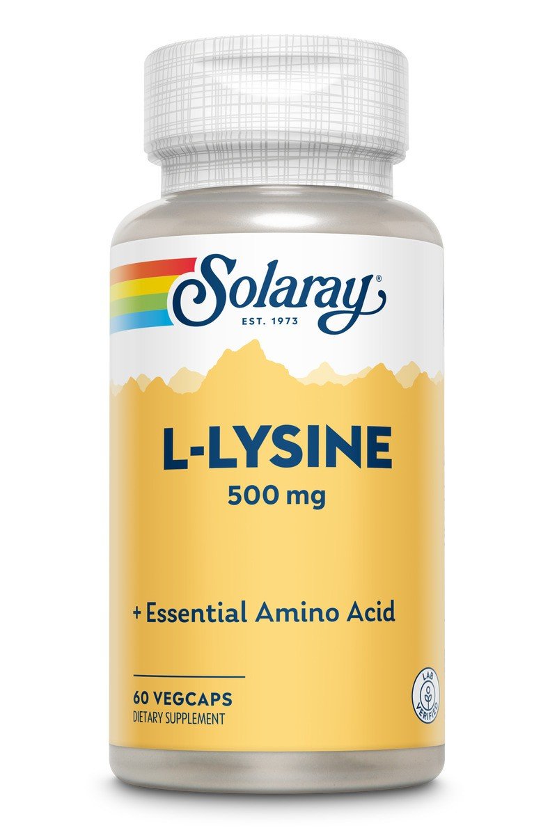 Solaray Free-Form L-Lysine 500mg 60 VegCaps