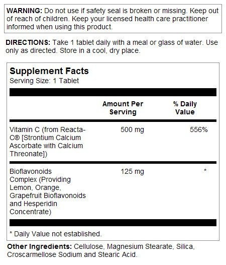 Kal Reacta-C - 500 mg 90 Tablet