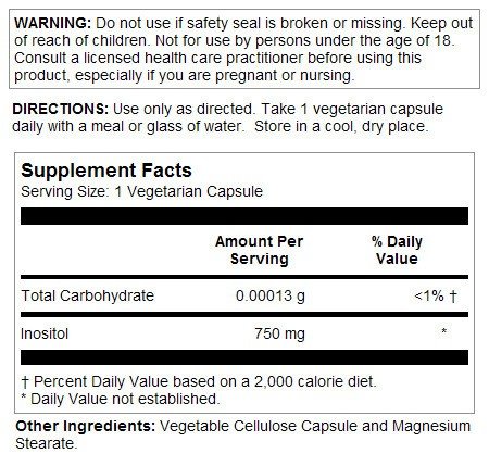 Kal Inositol 750 mg 90 VegCap