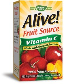 Nature&#39;s Way Alive Organic Vitamin C 120 VegCap