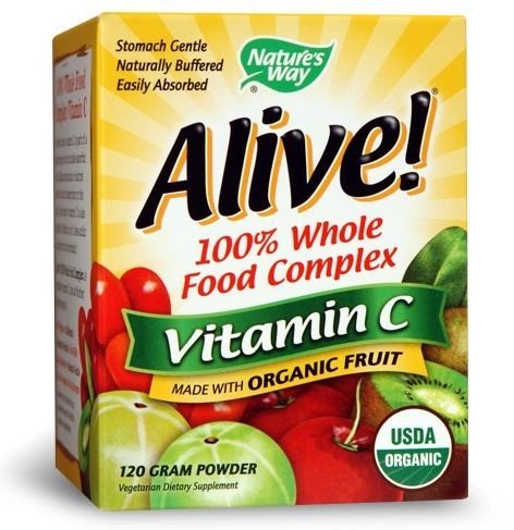 Nature&#39;s Way Alive Organic Vitamin C 120 g Powder