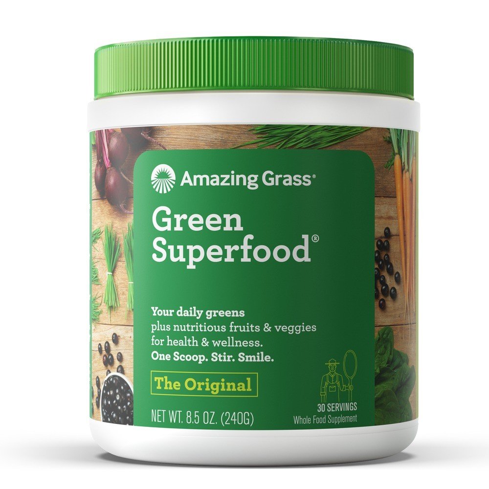 Amazing Grass Green SuperFood Powder 30 Servings 8 oz Powder