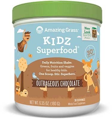 Amazing Grass Kidz SuperFood Chocolate Powder 200 g Powder
