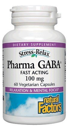 Natural Factors Stress-Relax Pharma GABA 60 Capsule
